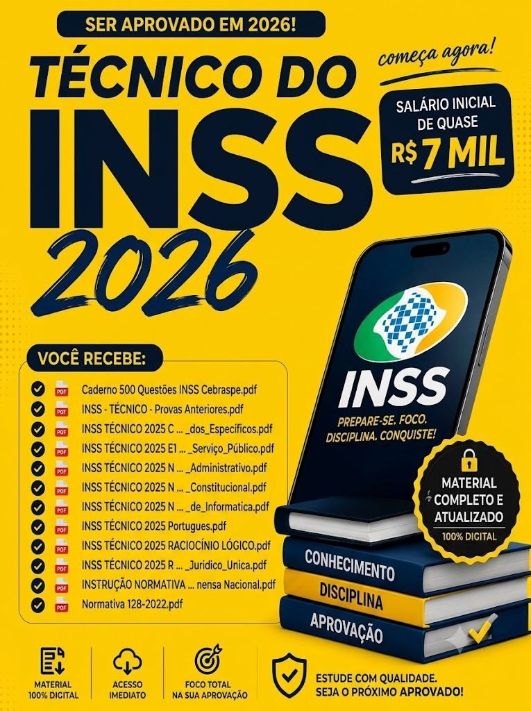 Capa: Apostila de exemplo — Concursos